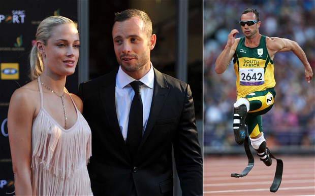 Oscar Pistoriu, in una din ultimele sale imagini impreuna cu Reeva Steenkamp
