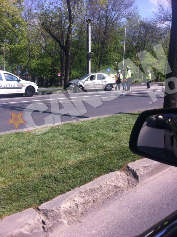 Politia a sosit la cateva minute dupa accident