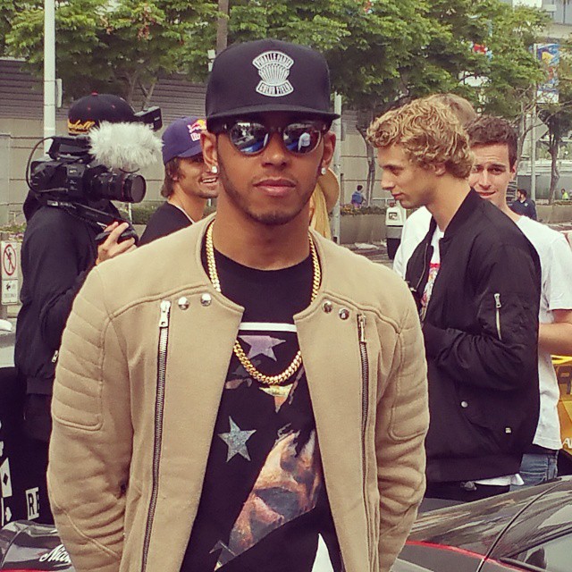Lewis Hamilton dupa cursa Gumball 3000