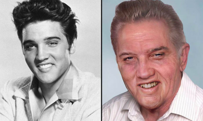 Aşa ar fi arătat Elvis dacă ar mai fi trăit şi astăzi