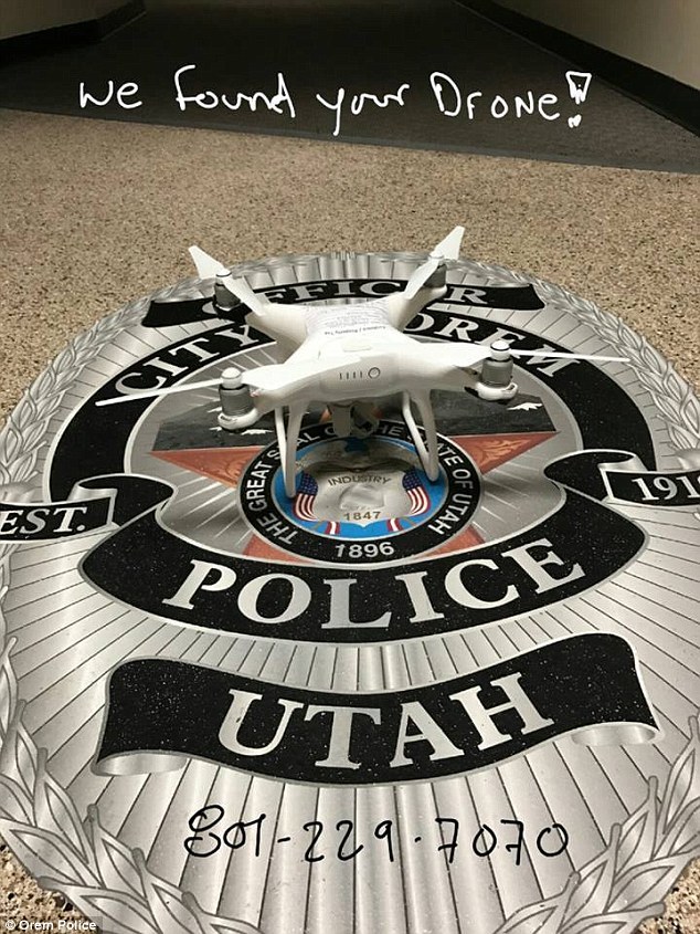 Drona a fost confiscată de către oamenii legii din statul american Utah