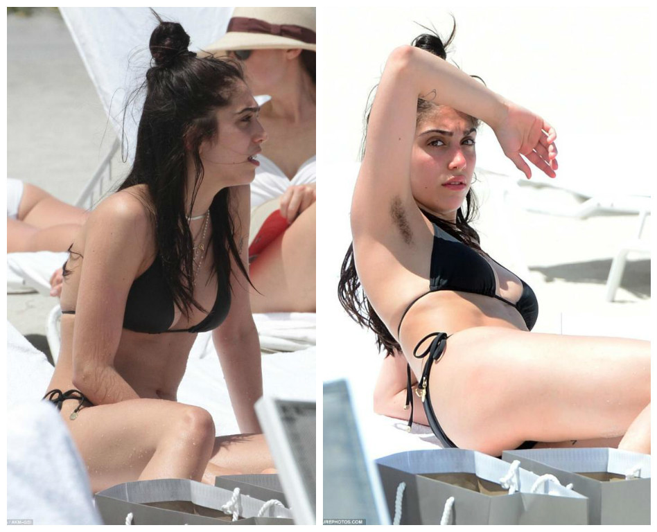 Fiica Madonnei, apariţie inestetică pe plajă.