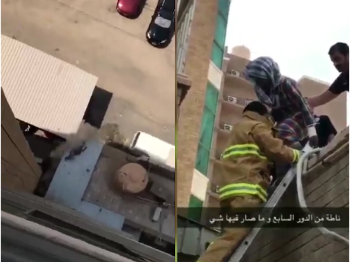 Femeia s-a prăbuşit în gol şi în loc să o ajute, angajatoarea sa a filmat totul