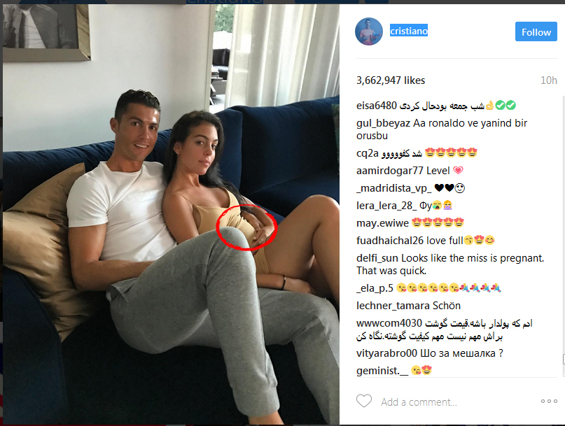 Ronaldo şi iubita lui, Georgiana Rodriguez.