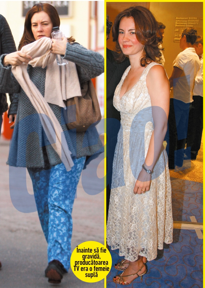 Augusta Lazarov se remarca inainte de a ramane insarcinata prin eleganta si corpul ei de invidiat