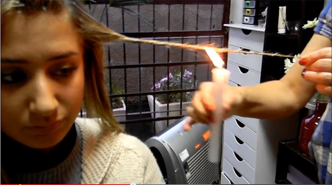 Velaterapia presupune ca varfurile sa iti fie arse cu o lumanare cel mai adesea