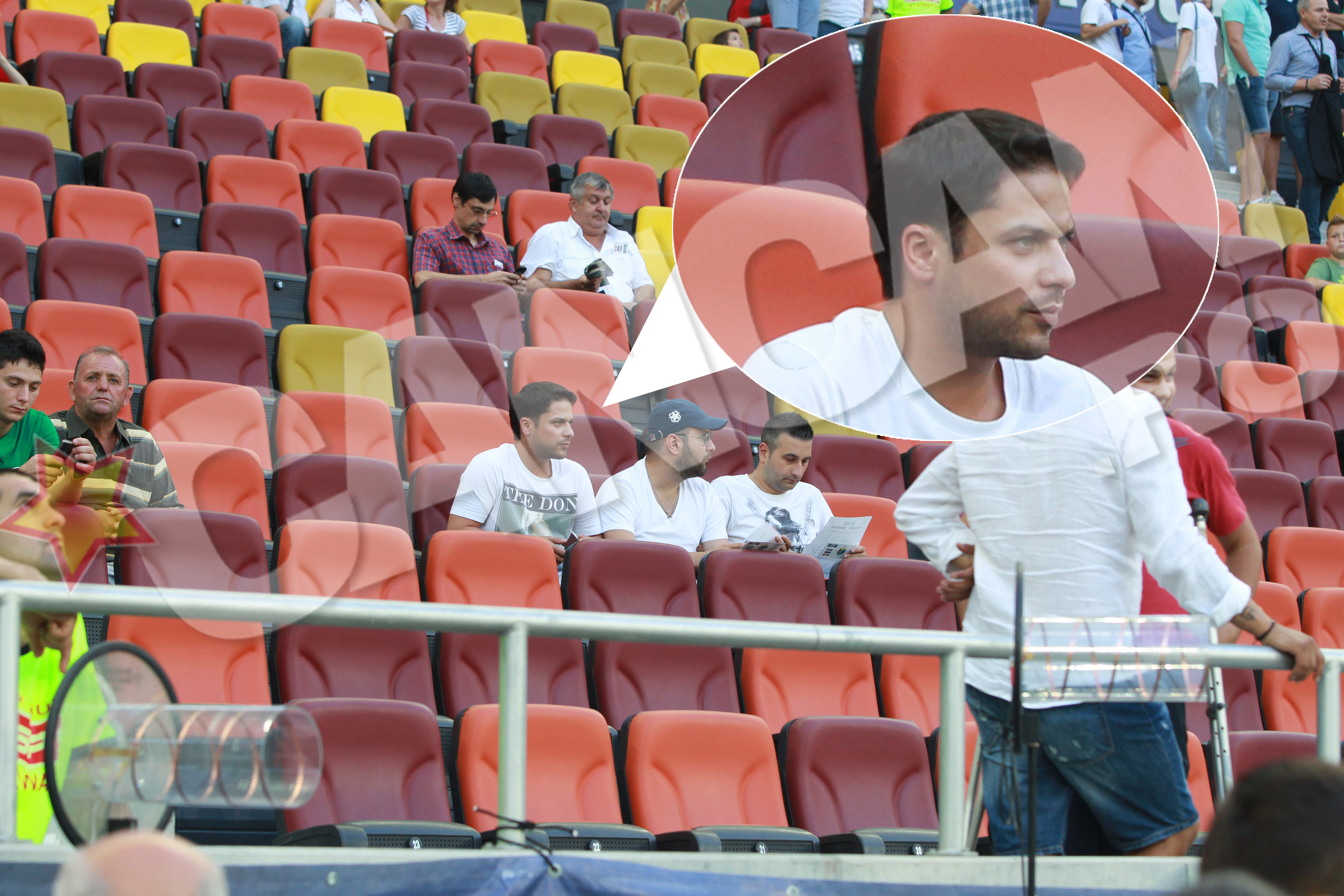 Augustin Viziru a scandat pentru echipa preferata