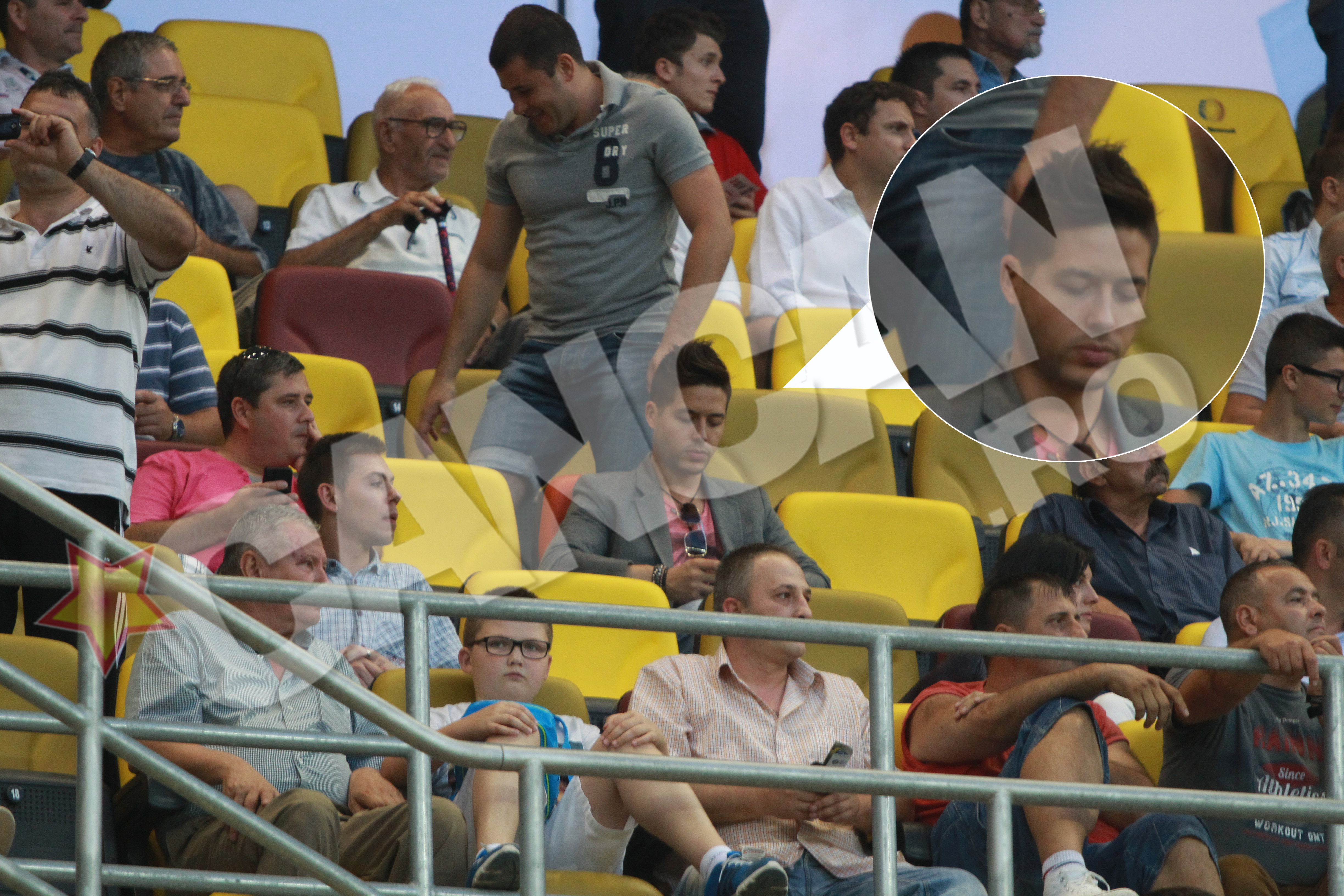 Jorge a urmarit meciul cu sufletul la gura