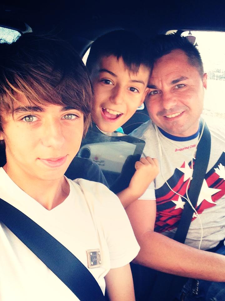 Sportivul are o relatie apropiata cu fii din prima casatorie