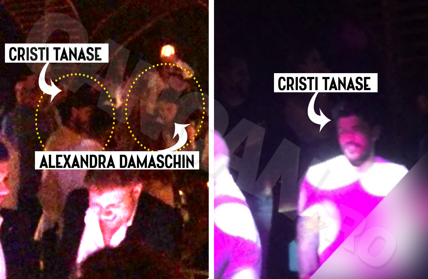 Cristi Tănase a dat-o în bară cu fosta, de faţă cu... actuala!