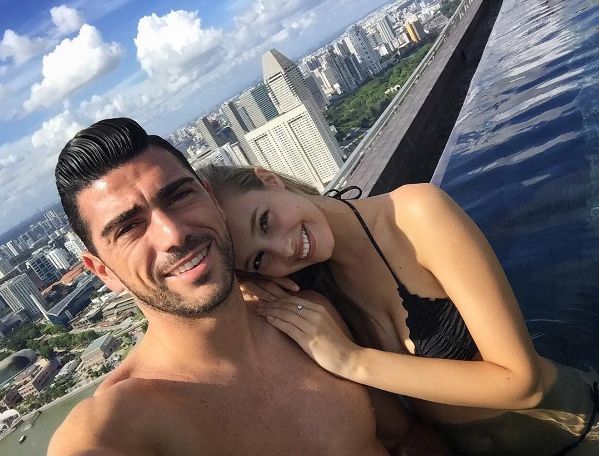 Victoria Varga şi Graziano Pelle