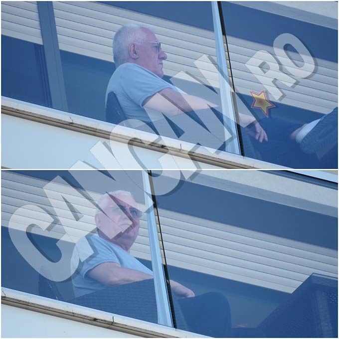 Dumitru Dragomir părea să fie foarte supărat, deşi se afla pe litoral.