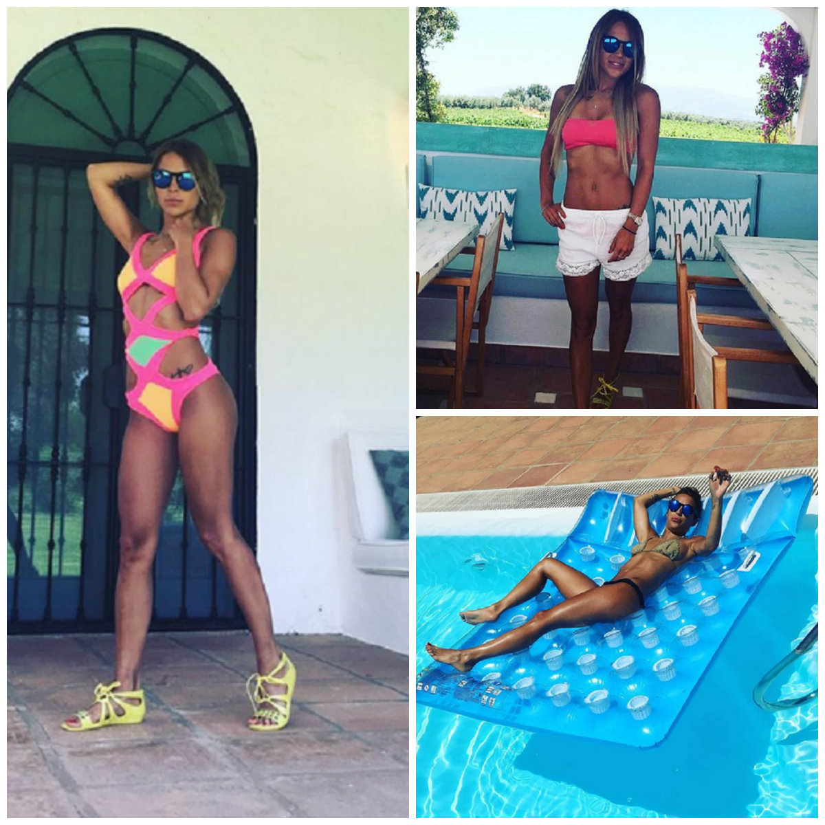 Ioana Tamaş arată fabulos în costum de baie.