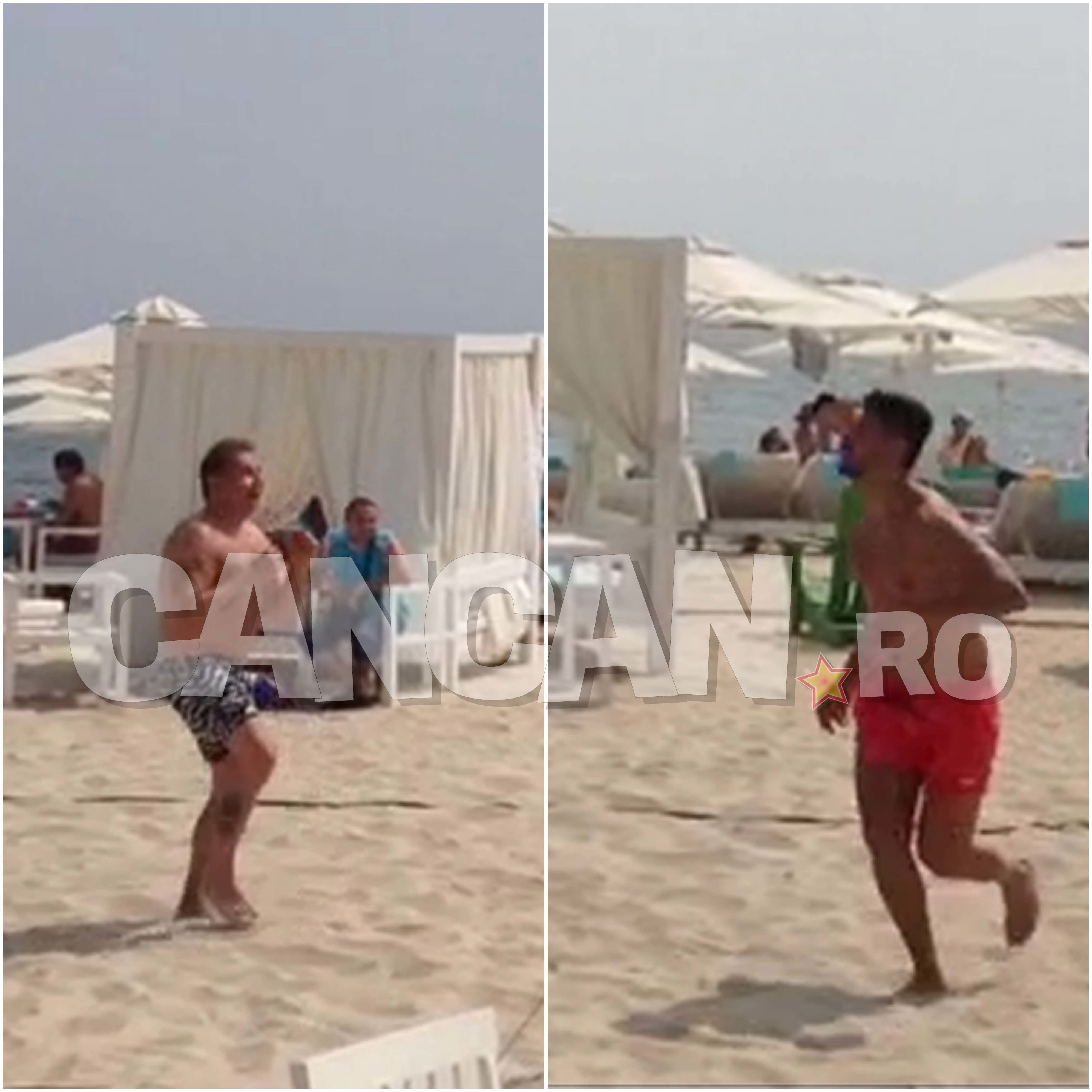 Marica s-a distrat de minune pe plajă alături de Cristi Rizea.