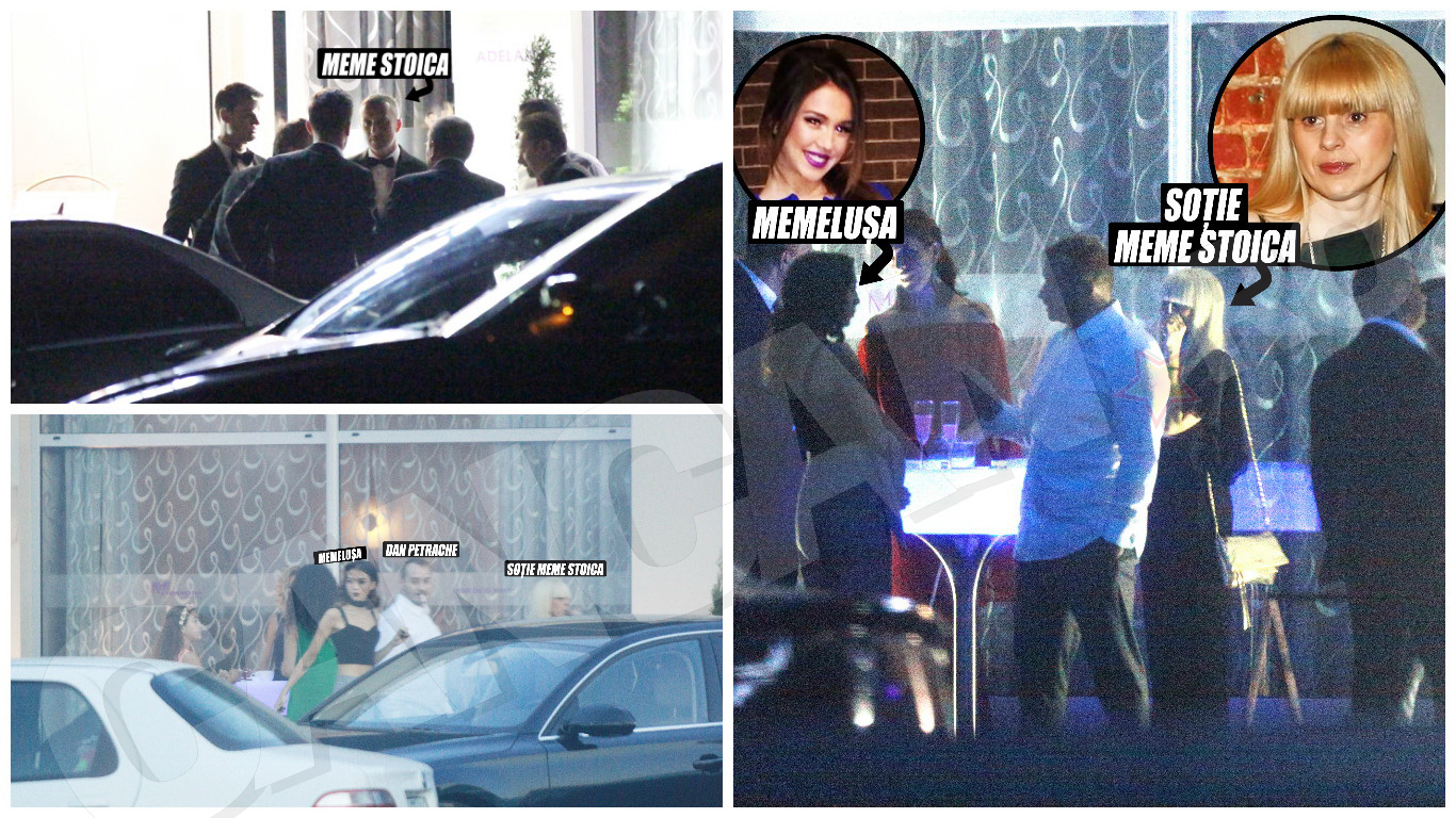 Meme Stoica a fost însoţit la nuntă de fiică şi de fosta sa soţie