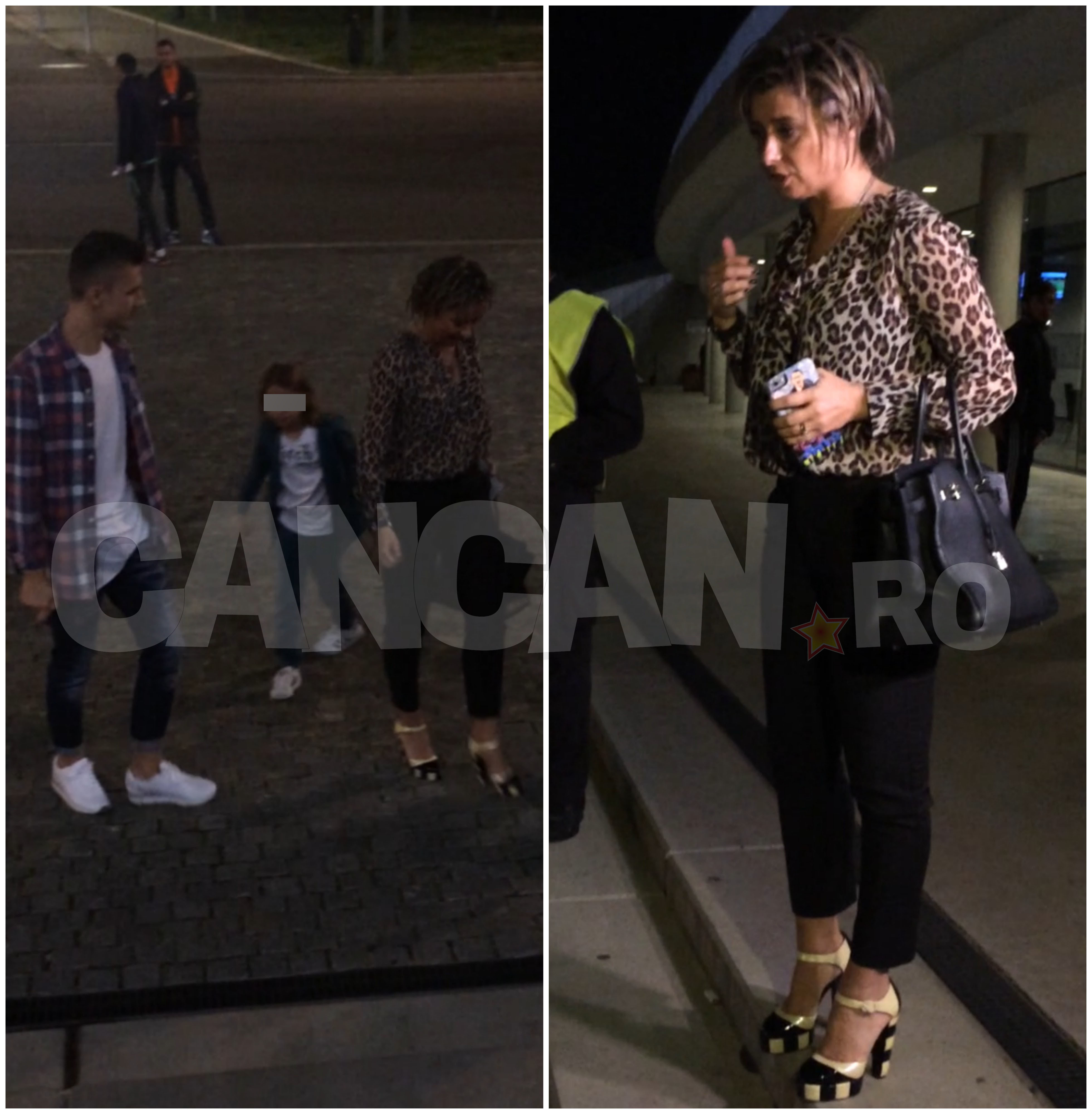 Deşi a mers pe stadion, Anamaria Prodan a fost o prezenţă elegantă.