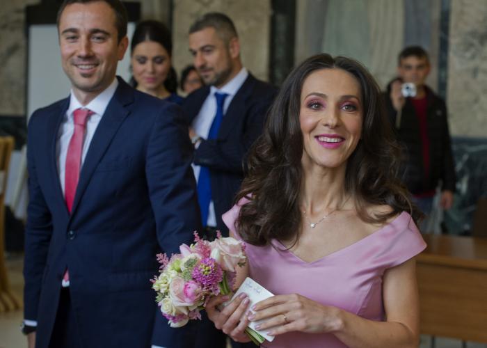 Andreea este în culmea fericirii, după ce s-a căsătorit.