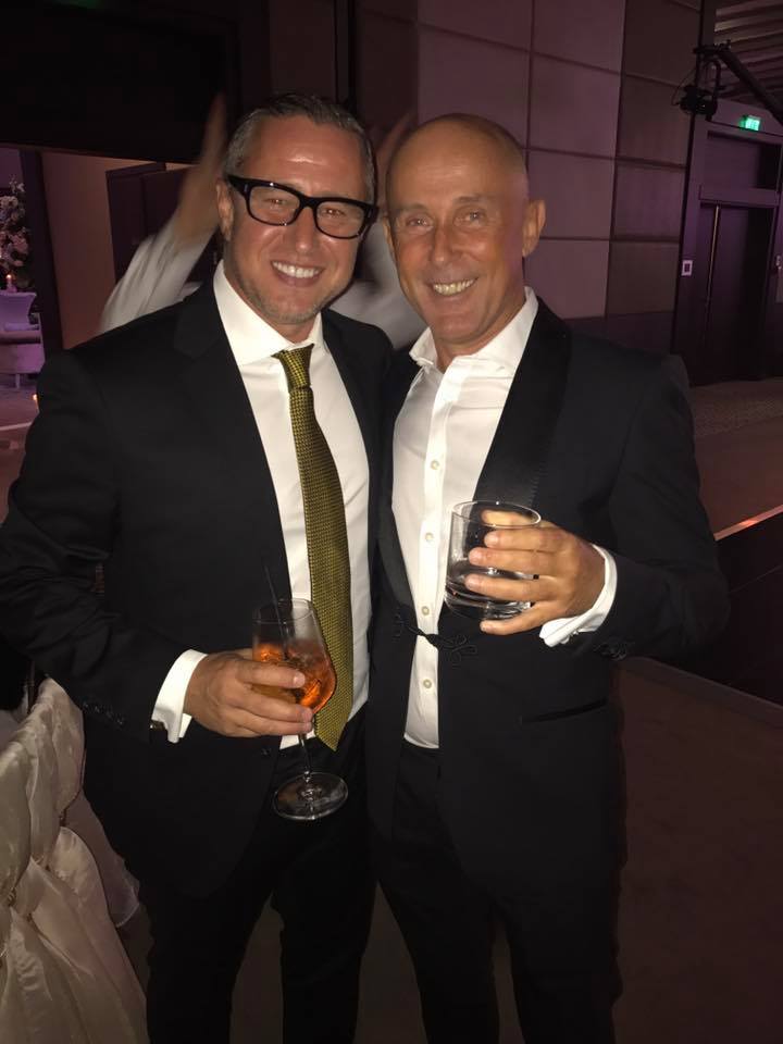 Laurenţiu Reghecampf s-a simţit foarte bine la nunta lui Honorius Prigoană.