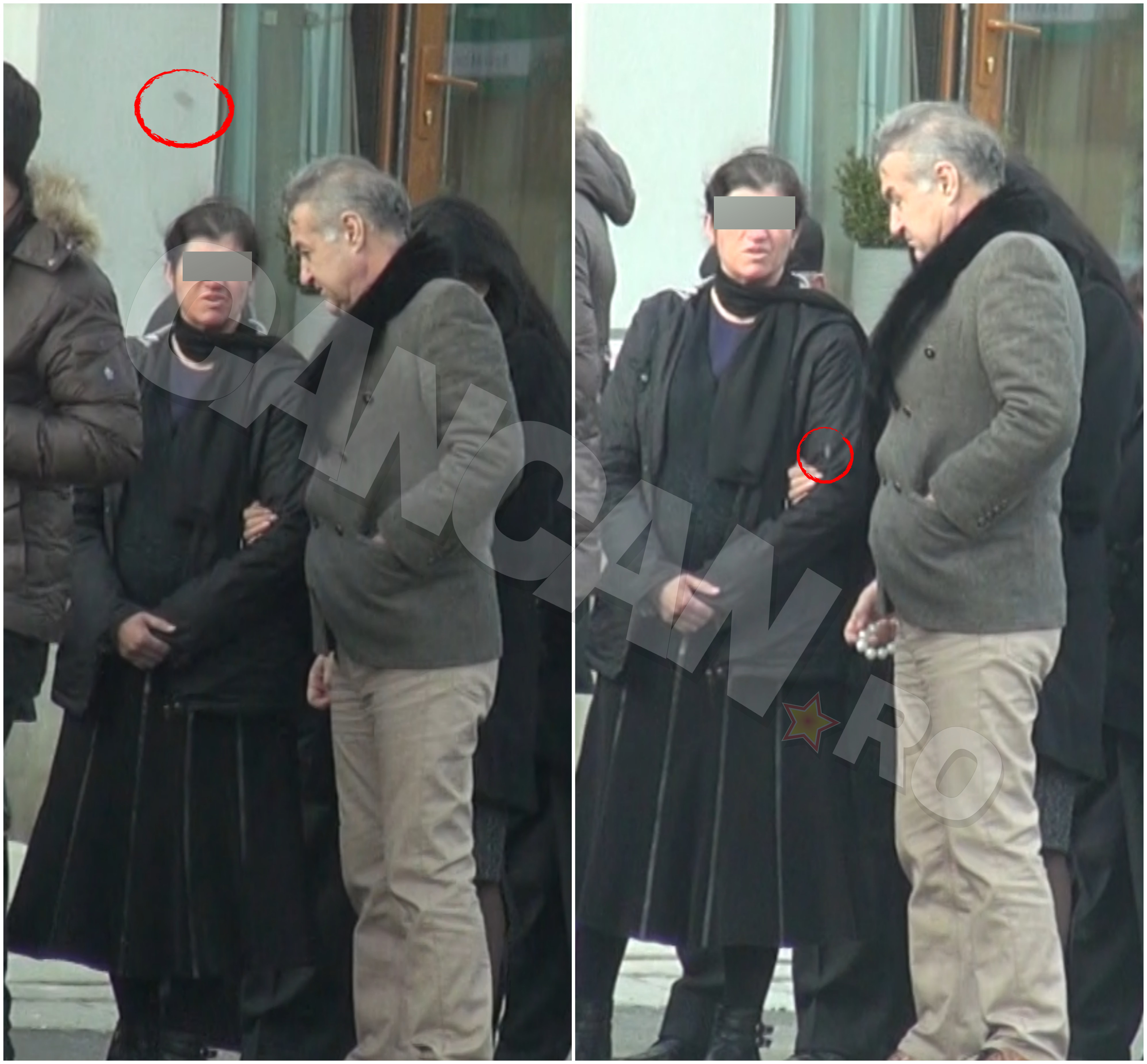 Gigi Becali a fost lovit din plin de monedă, iar o a doua a trecut razant pe lângă el, însă Latifundiarul din Pipera nu a părut supărat după incidentul neplăcut.