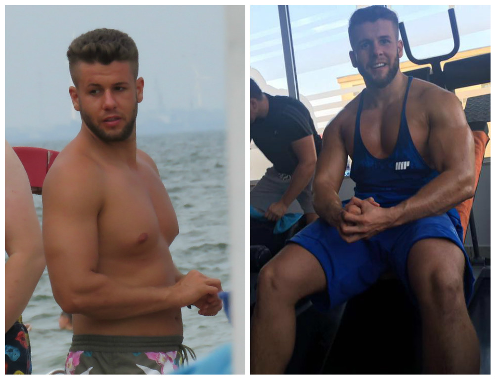 După ce o vară întreagă a tras de fiare, Andrei Penescu s-a transformat într-un ,,munte de muşchi''.