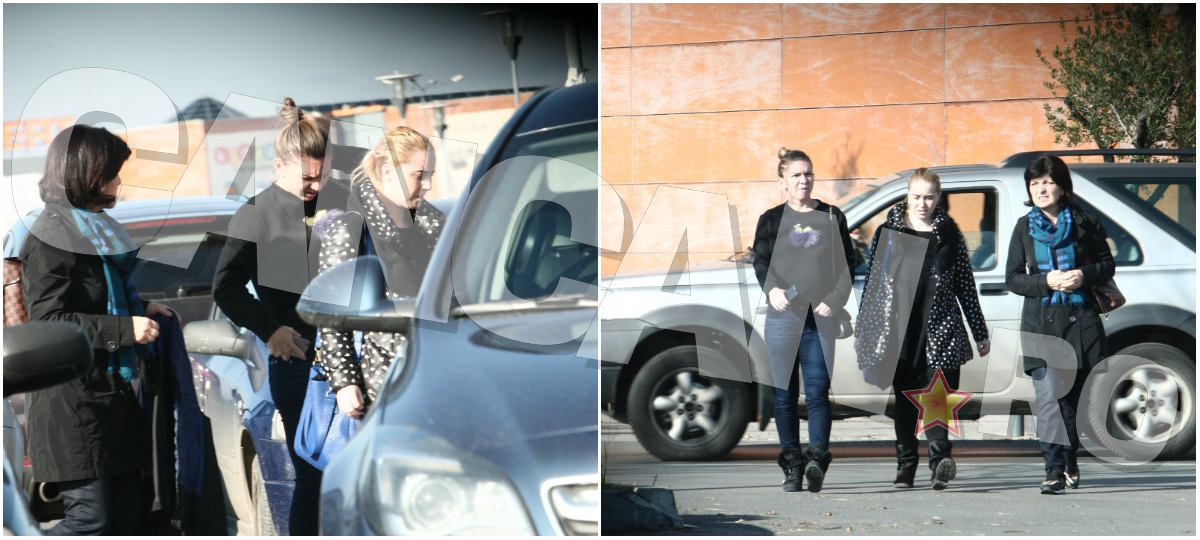 Simona Halep, împreună cu mama la shopping