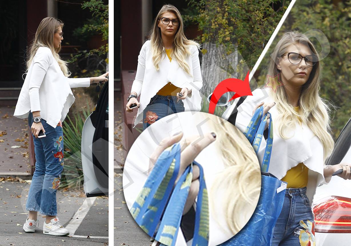 Mădălina, soţia stelistului Gabi Enache, salută ca o ”doamnă”... cu degetul mijlociu