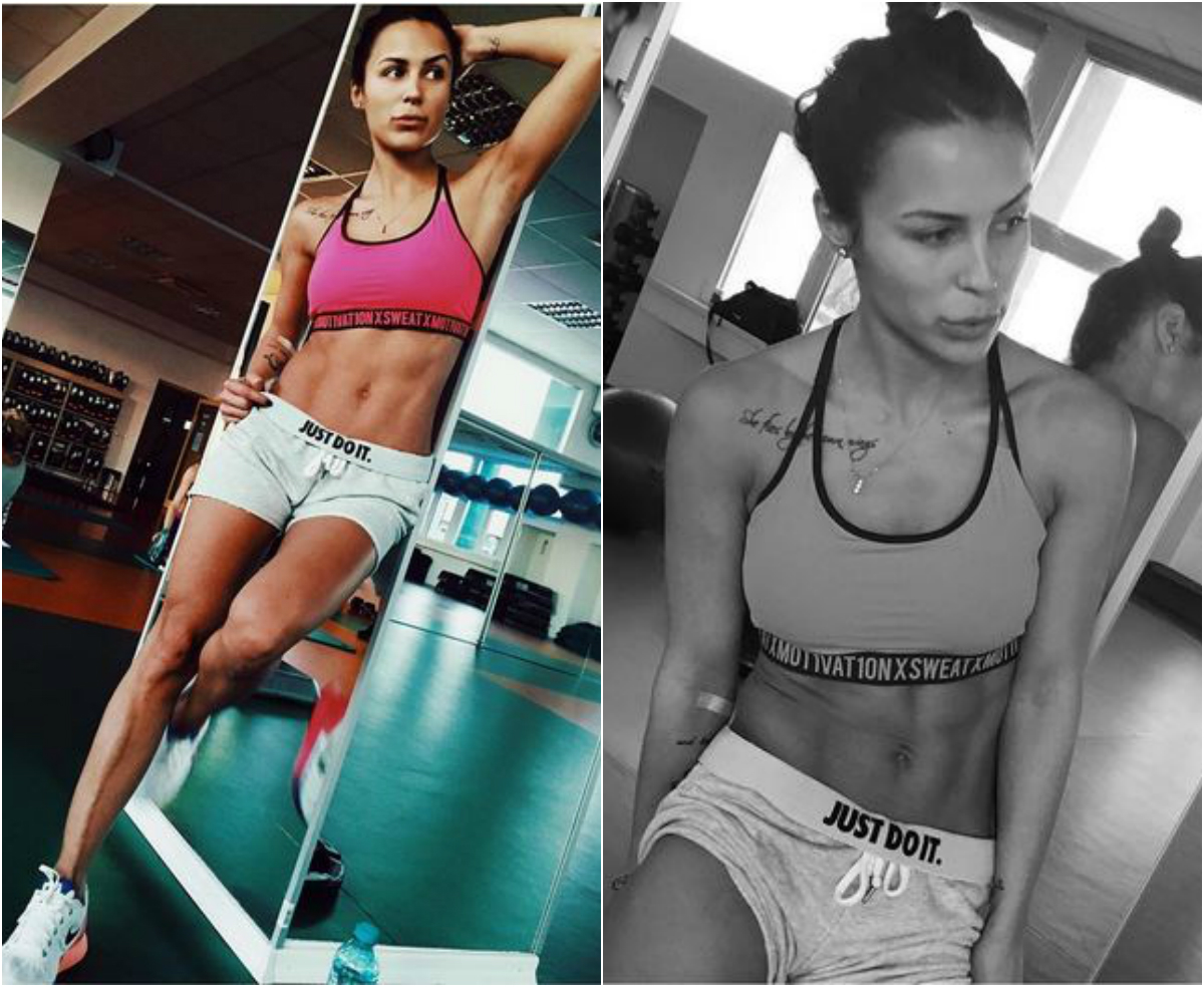 Ioana Tamaş a întors toate privirile când a apărut într-o pereche de pantaloni scurţi, la sală 