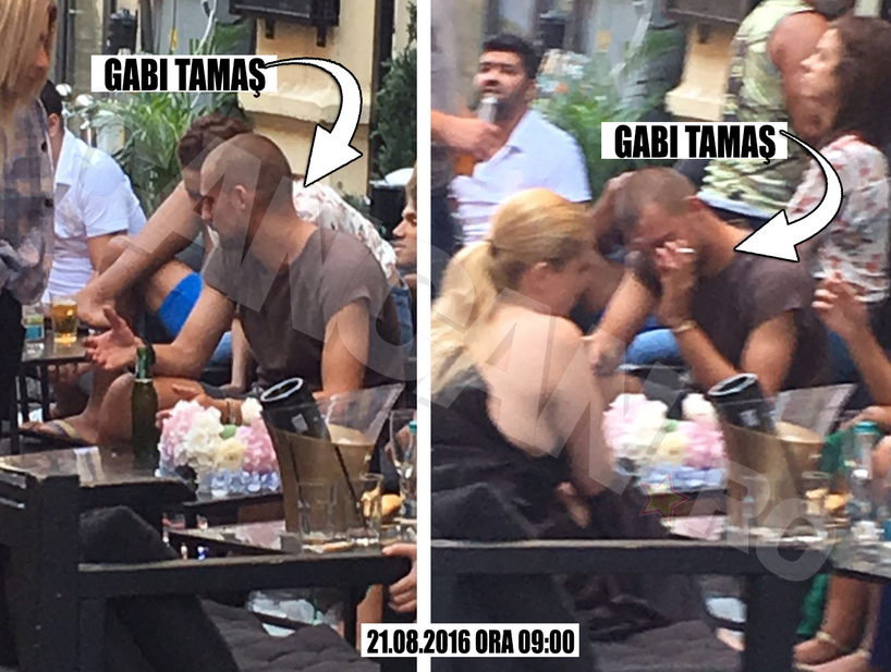 Gabi Tamaş i-a spart telefonul unui străin care îl filma în luna august