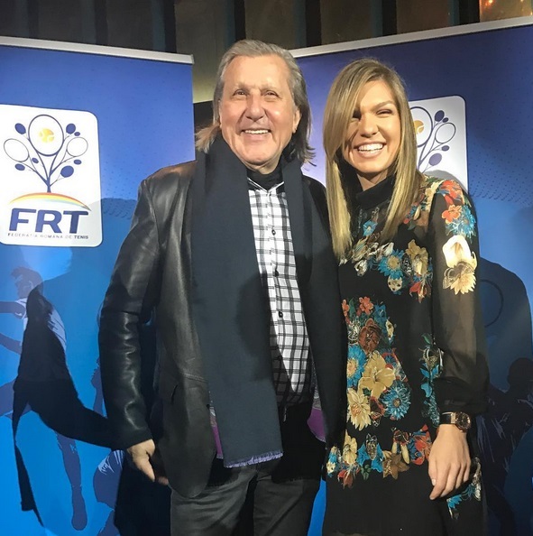Simona Halep şi Ilie Năstase, la Gala Tenisului Românesc