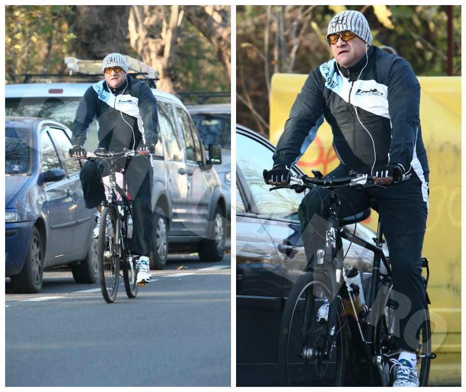Gabi Balint a lăsat motorul pentru bicicletă.
