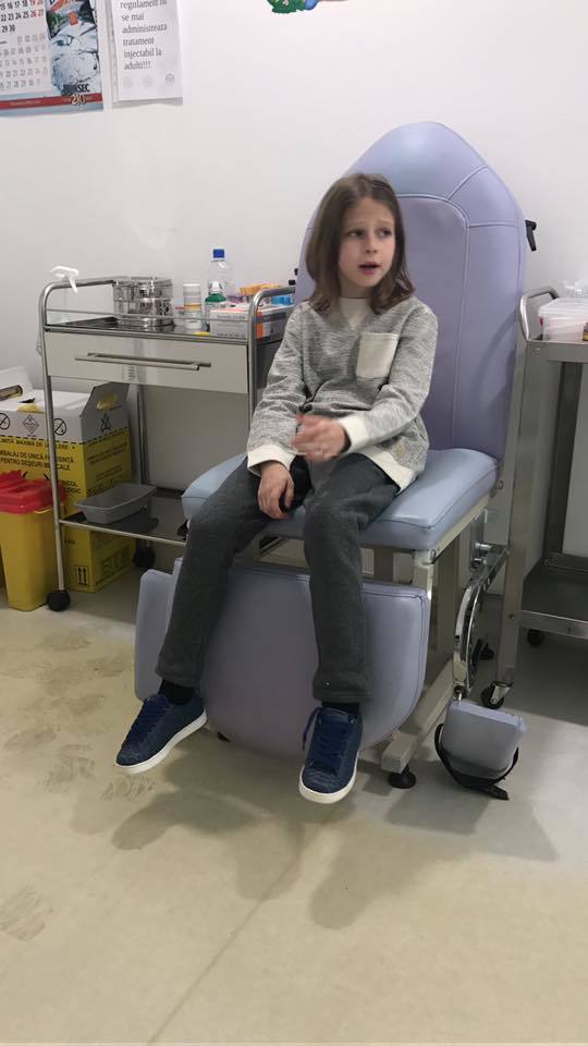 Anamaria a ajuns la spital cu Bebeto.