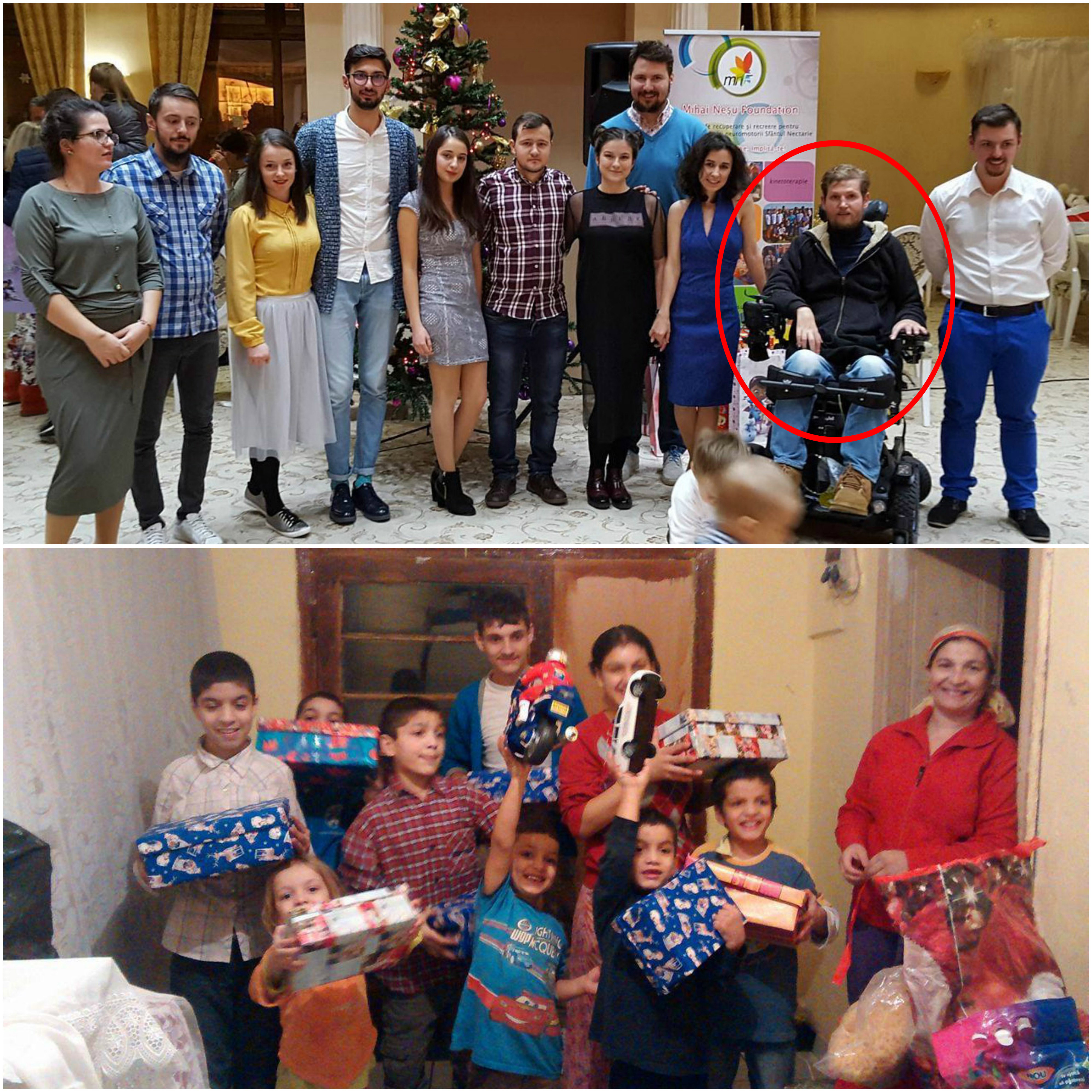 De Crăciun, Mihăiţă Neşu le-a făcut o bucurie imensă unor copii sărmani.