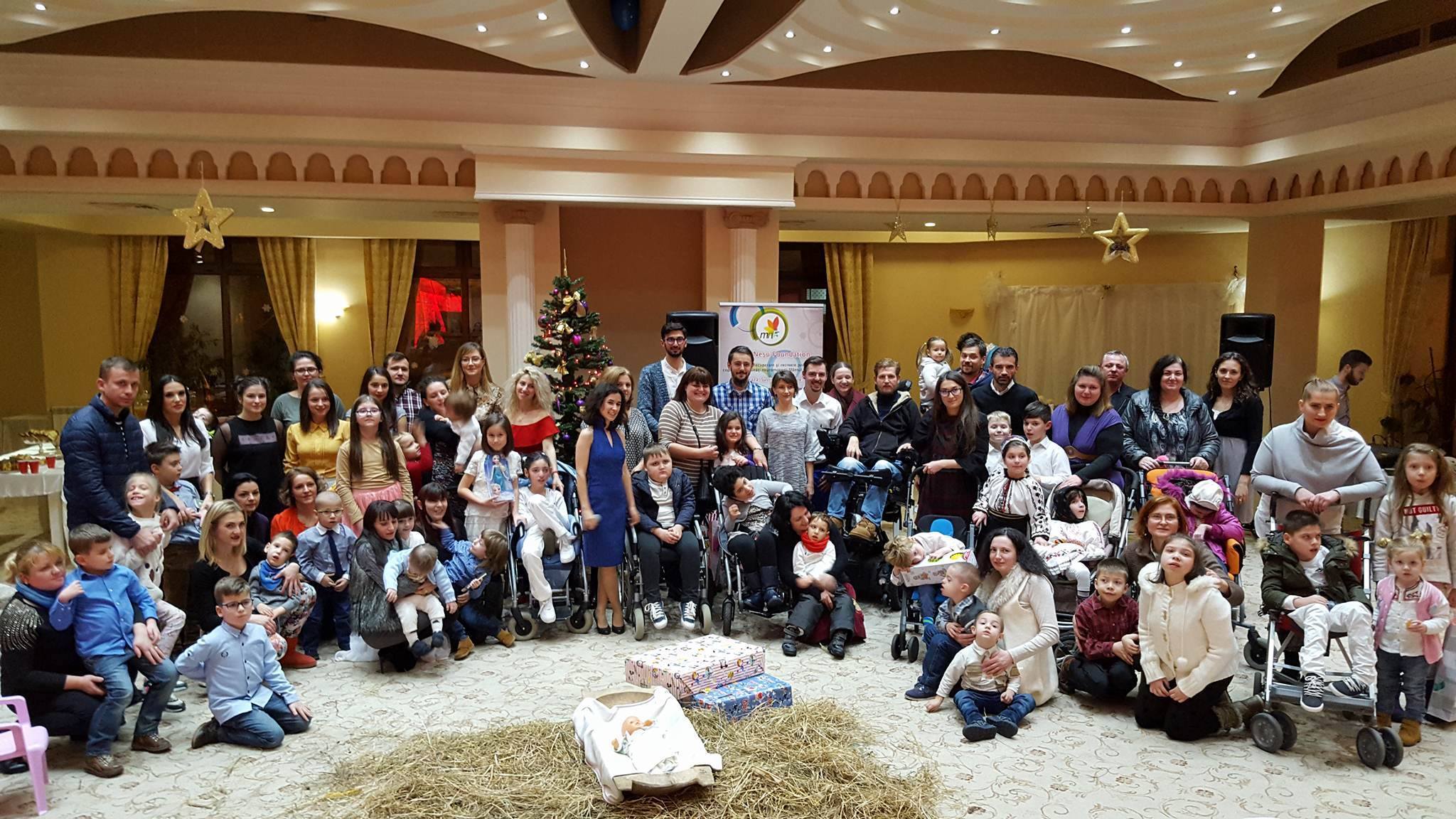 Împreună cu echipa de la fundaţia care îi poartă numele, Neşu a organizat o adevărată sărbătoare pentru zeci de copii care nici nu visau să aibă un Crăciun atât de frumos!