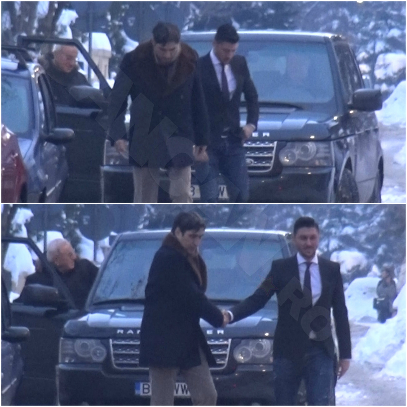 Intâlnirea dintre cei trei oameni de fotbal a avut loc la un restaurant de lux