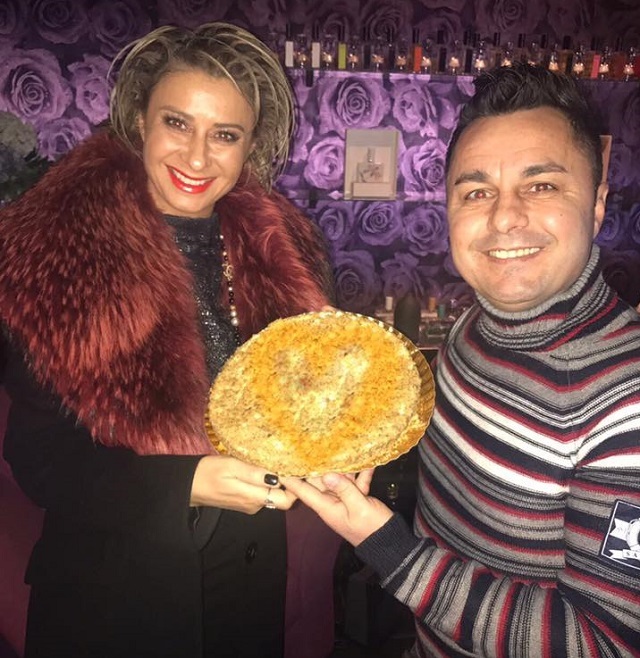 Anamaria Prodan s-a pozat alături de Florentin Petre.