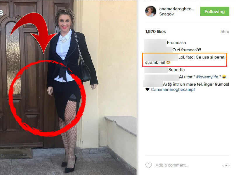 Imaginea sexy pare să fie editată în Photoshop.