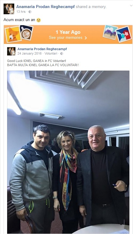 Anamaria Prodan şi Ionel Ganea, pe vremea când erau prieteni buni.