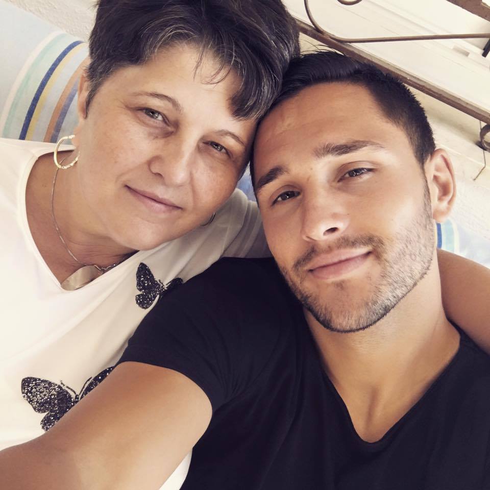 Florin Andone, împreună cu mama lui