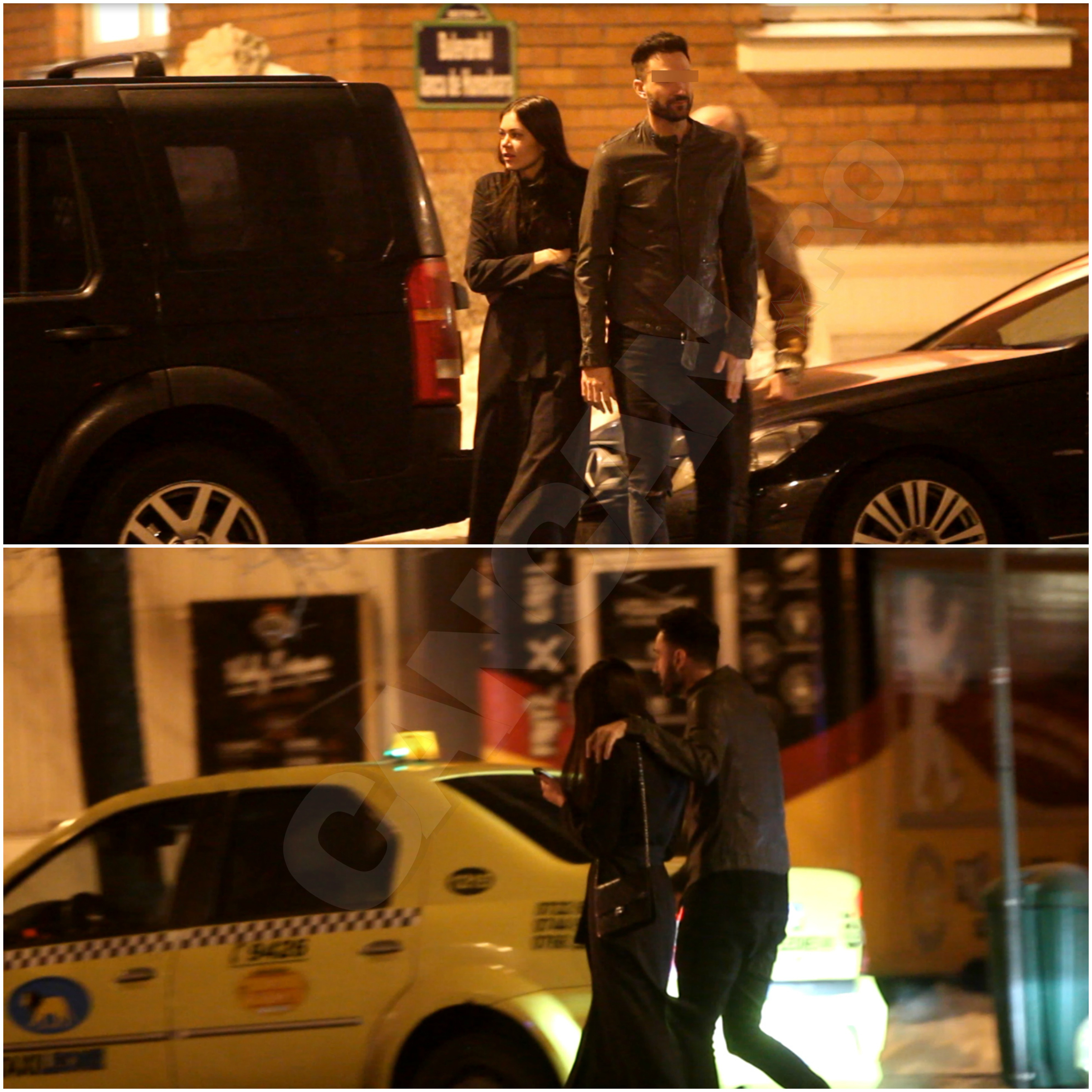 Andreea Mitu şi logodnicul ei au fost foarte apropiaţi unul de celălalt în seara ieşirii în club