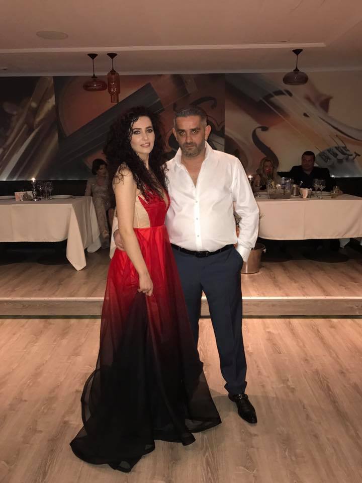 Daniel Onoriu şi soţia lui