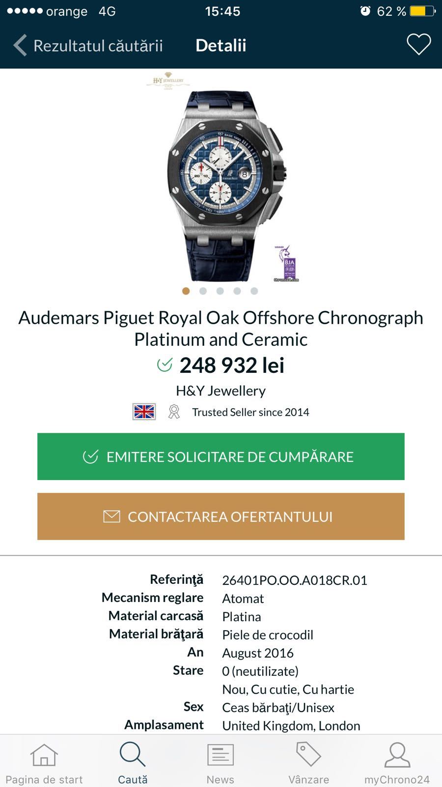 Acesta este ceasul cu care a apărut Reghe la ziua lui Adrian Thiess