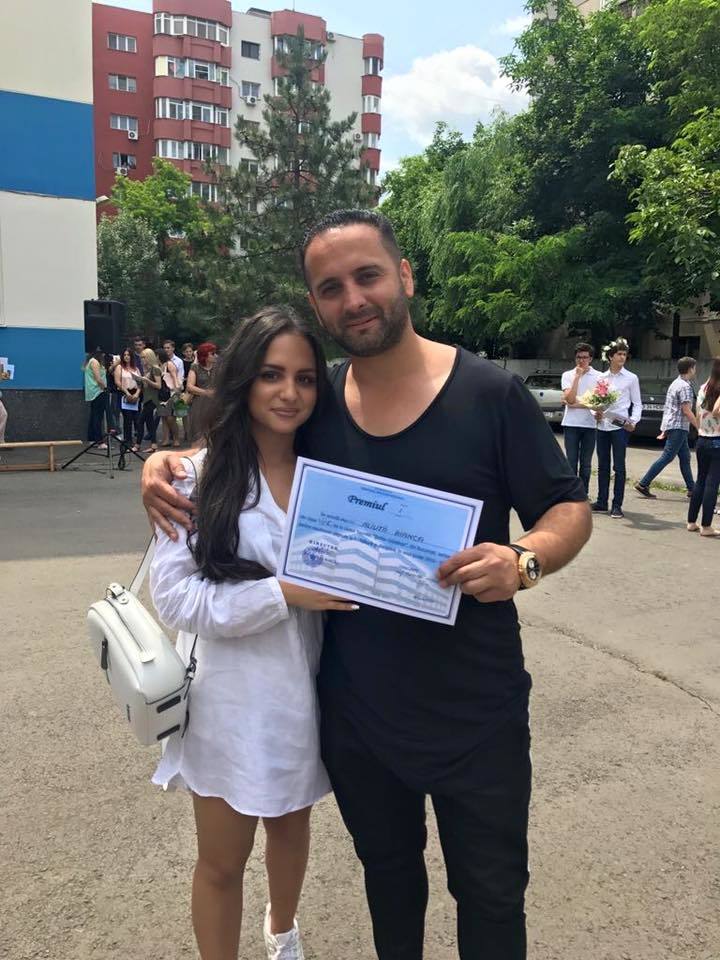 Aliuta este extrem de mândru de fiica lui, Bianca