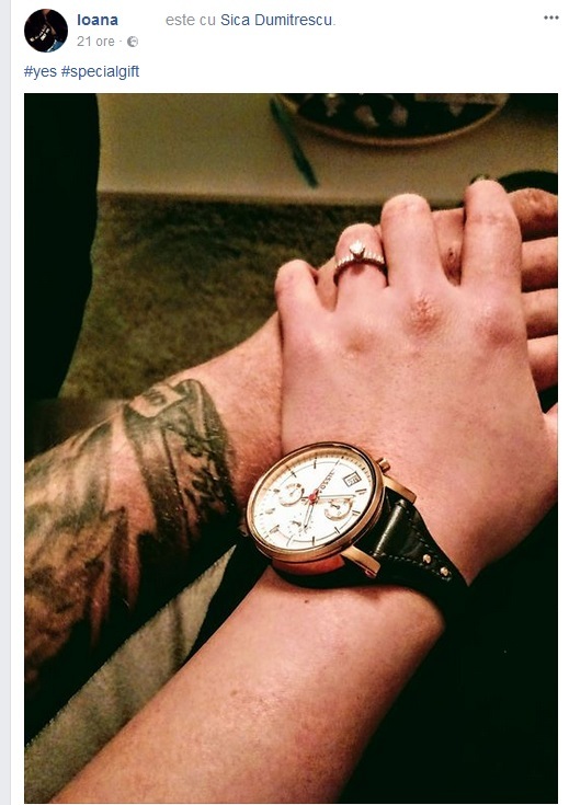 Sica, fiul lui Ilie Dumitrescu, s-a logodit