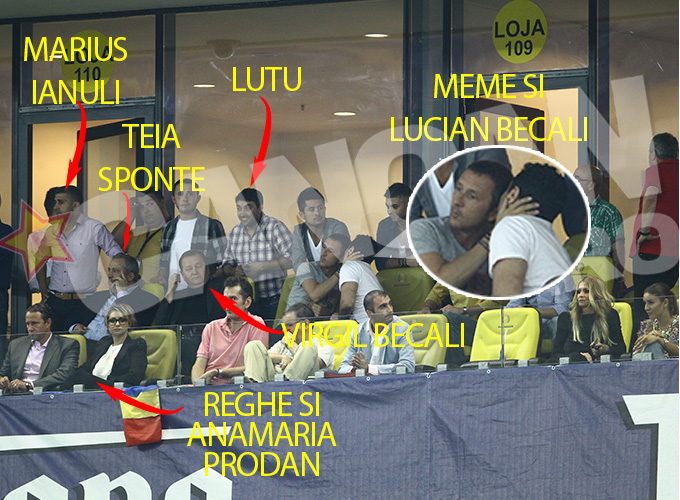 Stelistii au ocupat o loja intreaga