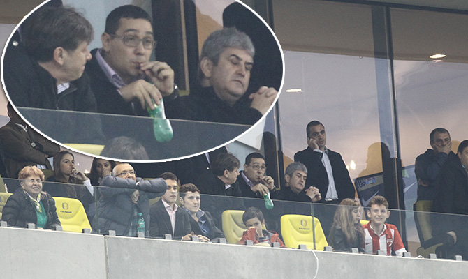 Grei. Crin Antonescu, Victor Ponta si Gabriel Oprea au sustinut Steaua