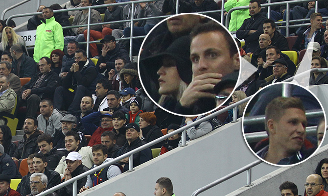 Absenti. Accidentat, Novak Martinovici a venit la meci alaturi de sotie. Pustiul Iulian Rosu nu a prins nici el lotul