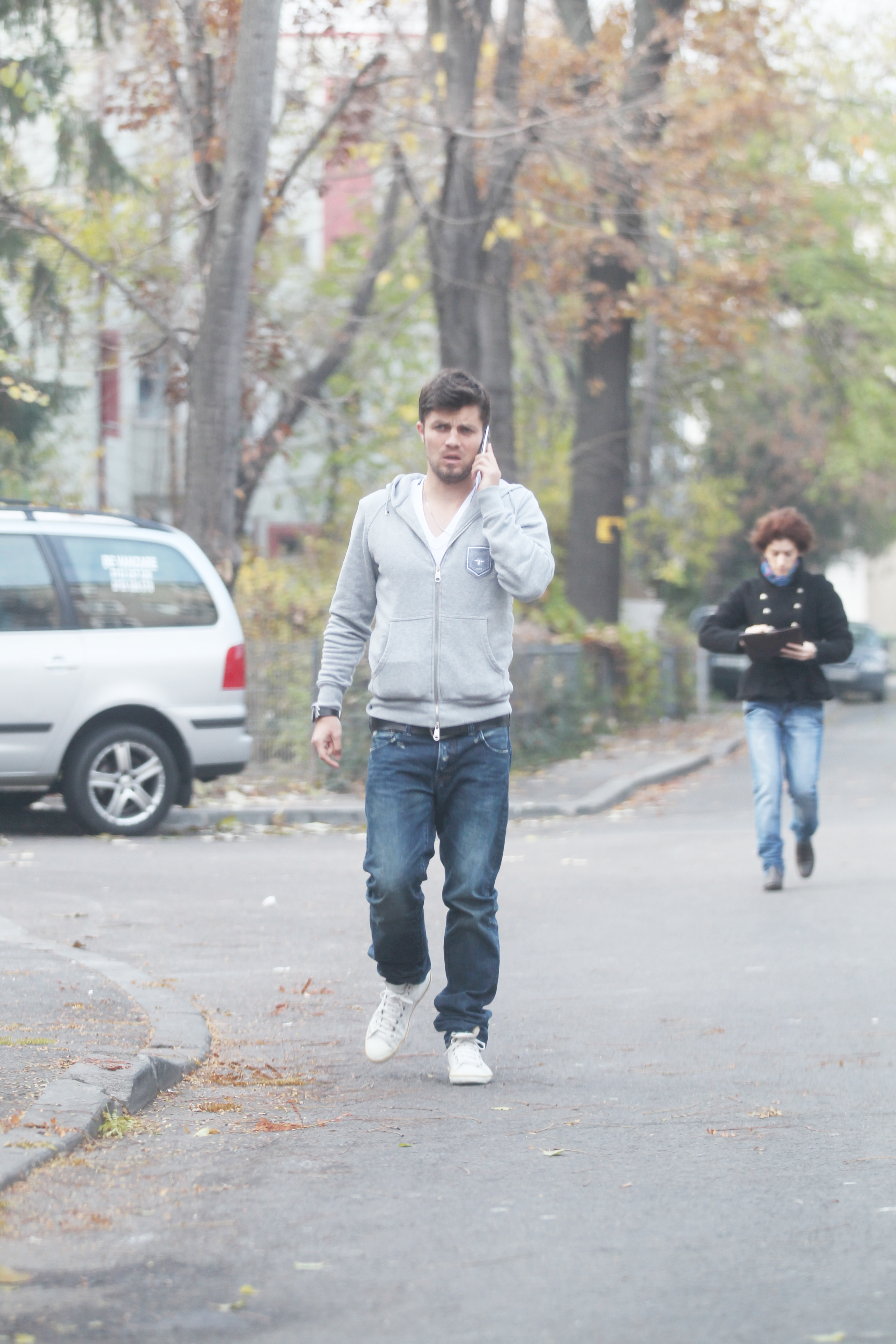 Alin Stoica pe strada