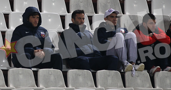 Nikolic si Cristi Tanase au urmarit relaxati meciul