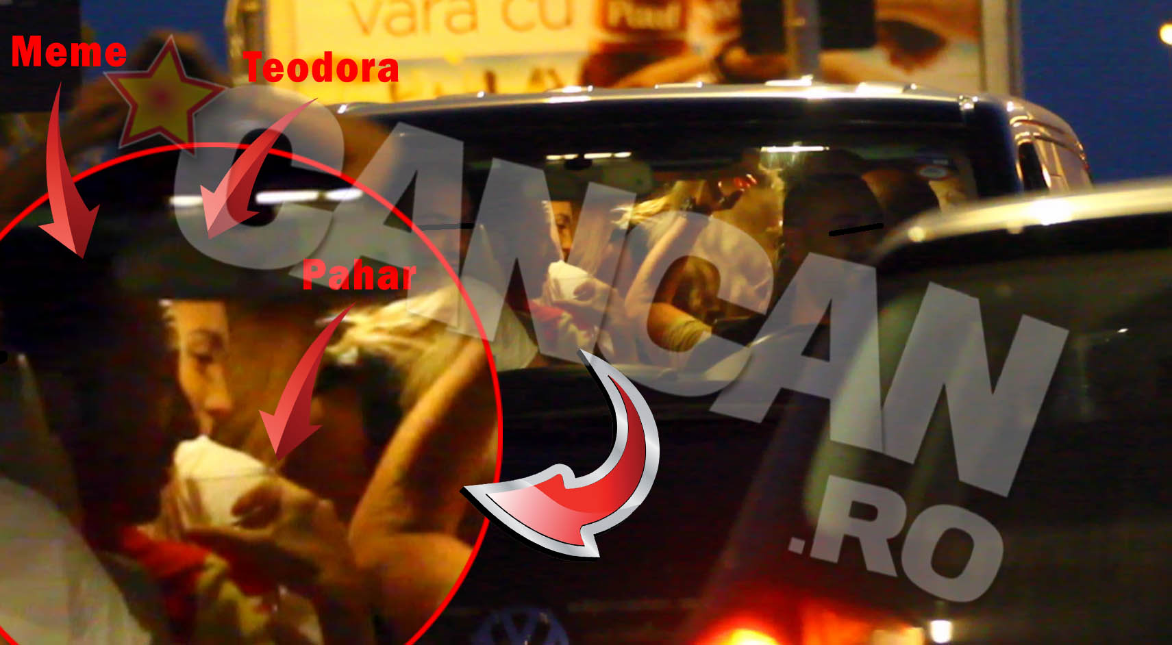 Intr-o mana tine paharul cu bautura, in brate iti tinea fiica