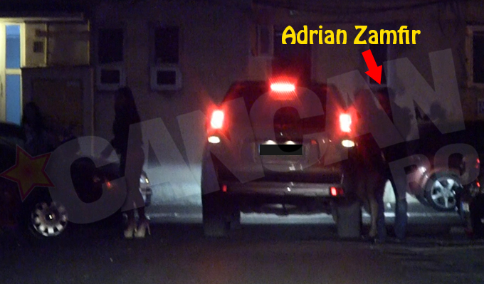 Petrecaretii au coborat in parcarea unui bloc din Calea Mosilor